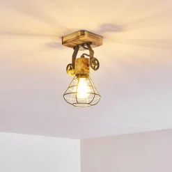 hofstein Plafonnier Nifun Brun, Vert, 1 lumière