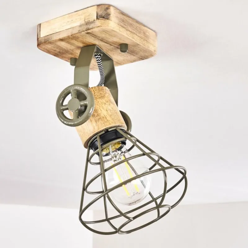 hofstein Plafonnier Nifun Brun, Vert, 1 lumière