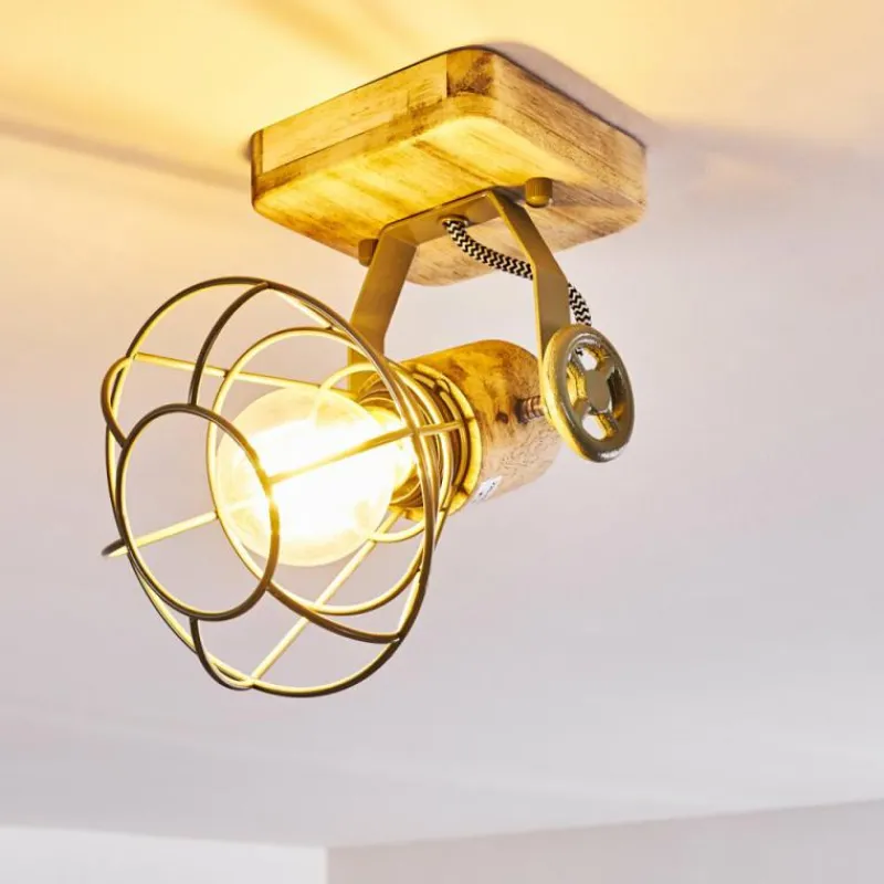 hofstein Plafonnier Nifun Brun, Vert, 1 lumière