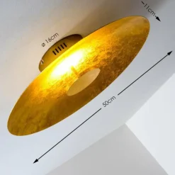 Lampes Dorées-hofstein Plafonnier Nipissing LED Or, 1 lumière