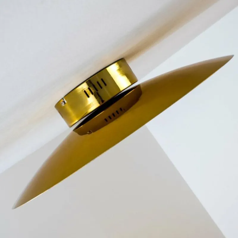 Lampes Dorées-hofstein Plafonnier Nipissing LED Or, 1 lumière