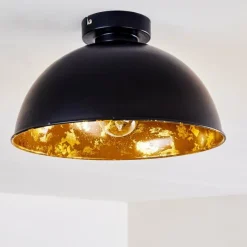Lampes Industrielles-hofstein Plafonnier Nome Noir, 1 lumière