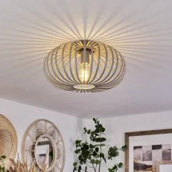 Lampes Industrielles-hofstein Plafonnier Nomenome Gris, 1 lumière