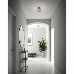 Suspension Verre Fumé-Luminaires Nordlux Plafonnier Nordlux ALTON Noir, 1 lumière