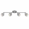 Luminaires Nordlux Plafonnier Nordlux CHICAGO Acier inoxydable, 4 lumières* Spots Et Projecteurs