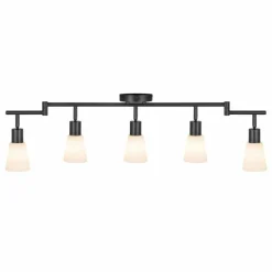 Luminaires Nordlux Plafonnier Nordlux COLE Noir, 5 lumières