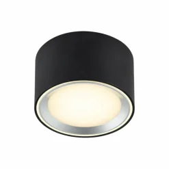Luminaires Nordlux Plafonnier Nordlux Fallon LED Noir, 1 lumière* Éclairage Led
