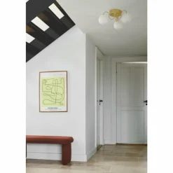 Luminaires Nordlux Plafonnier Nordlux FRANCA Laiton, 3 lumières