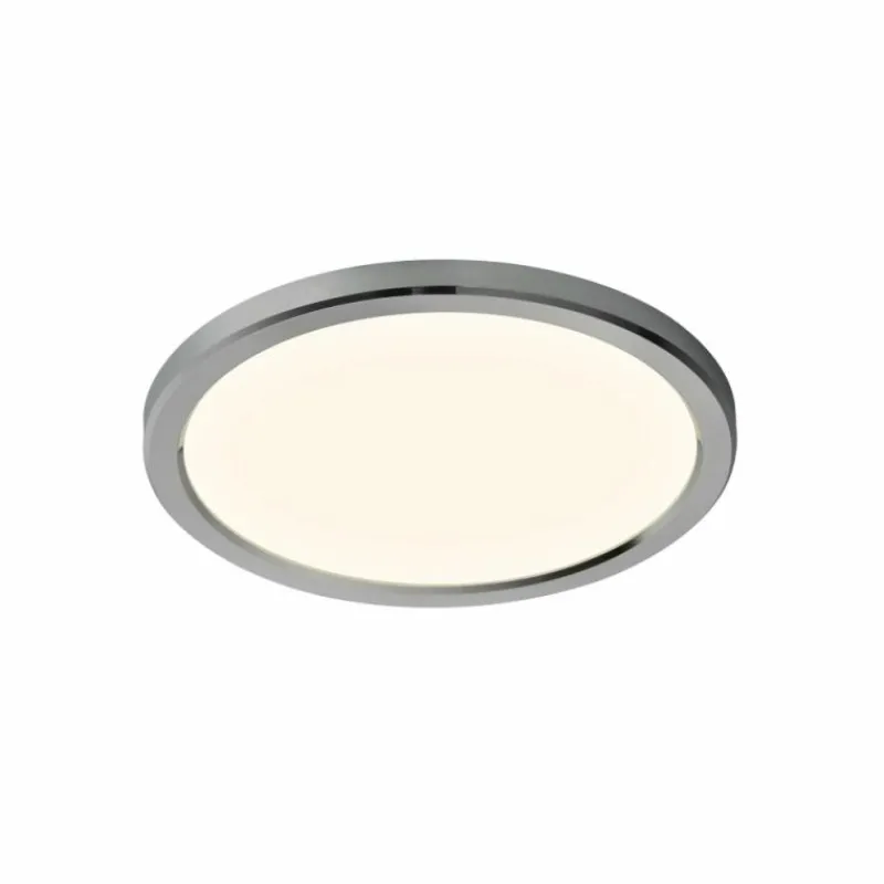 Luminaires Nordlux Plafonnier Nordlux OJA LED Chrome, 1 lumière* Éclairage Led