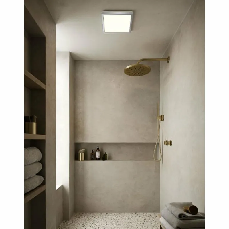 Luminaires Nordlux Plafonnier Nordlux OJA LED Chrome, 1 lumière* Éclairage Led