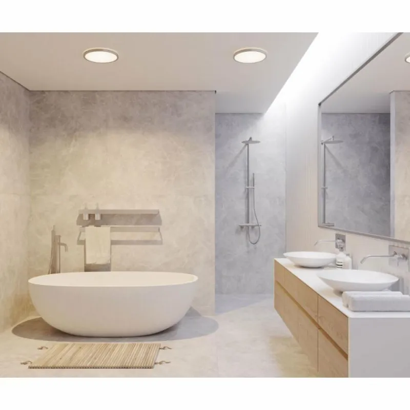 Luminaires Nordlux Plafonnier Nordlux OJA LED Chrome, 1 lumière* Éclairage Led