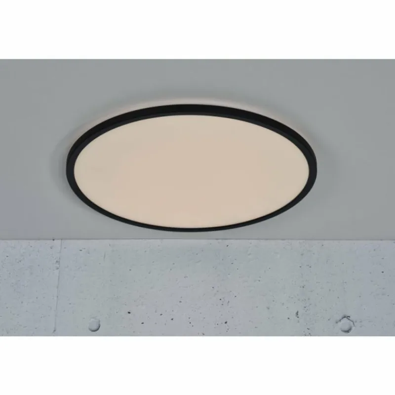 Luminaires Nordlux Plafonnier Nordlux OJA LED Noir, 1 lumière* Éclairage Led