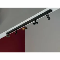 Luminaires Nordlux Plafonnier Nordlux OMARI LED Noir, 5 lumières* Éclairage Led