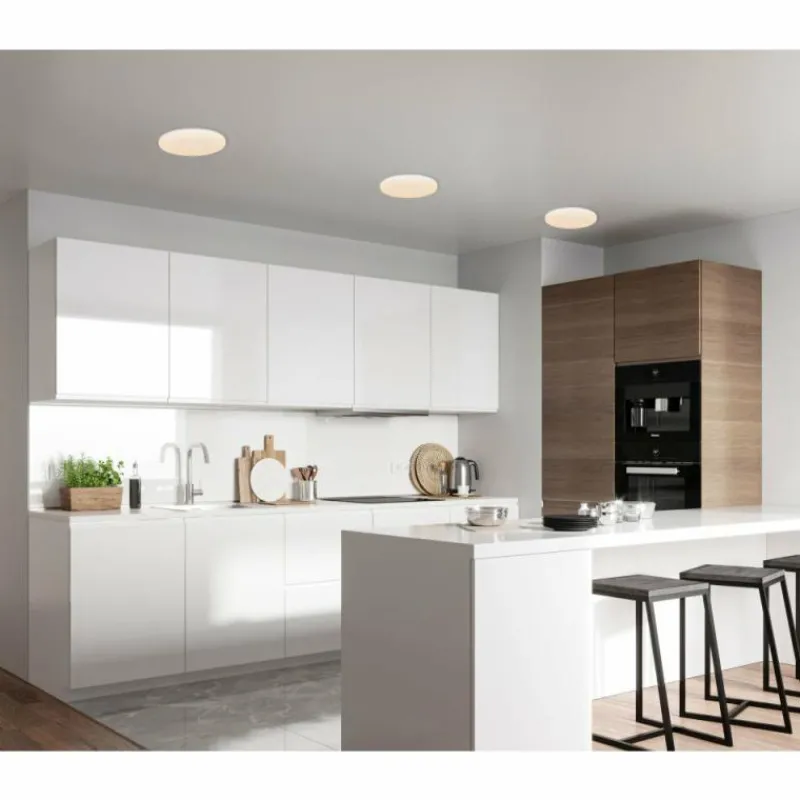 Luminaires Scandinaves-Luminaires Nordlux Plafonnier Nordlux VIC LED Blanc, 1 lumière