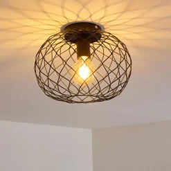 Lampes Vintages & Rétros-hofstein Plafonnier Nordslesvig Noir, 1 lumière