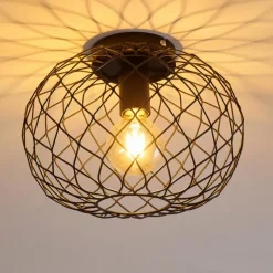 Lampes Vintages & Rétros-hofstein Plafonnier Nordslesvig Noir, 1 lumière