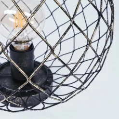 Lampes Dorées-hofstein Plafonnier Nordslesvig Or, Noir, 1 lumière