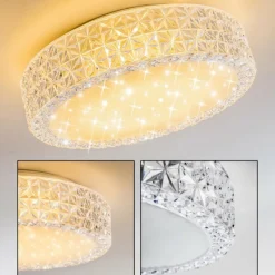 hofstein Plafonnier Norra LED Blanc, 1 lumière
