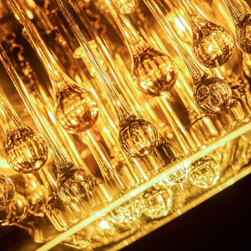 Suspension Verre Fumé-hofstein Plafonnier Norrskata Nickel mat, 5 lumières