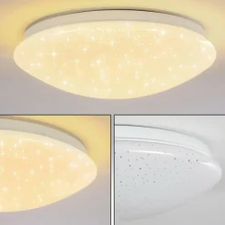 hofstein Plafonnier Norton Star LED Blanc, 1 lumière* Éclairage Led