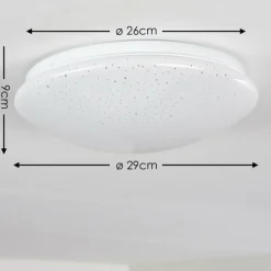 hofstein Plafonnier Norton Star LED Blanc, 1 lumière* Éclairage Led