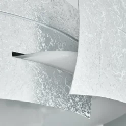 hofstein Plafonnier Novara Argenté, 3 lumières