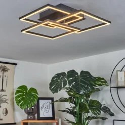 hofstein Plafonnier Oberegg LED Blanc, 1 lumière, Télécommandes