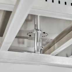 hofstein Plafonnier Oberegg LED Chrome, Nickel mat, 1 lumière, Télécommandes