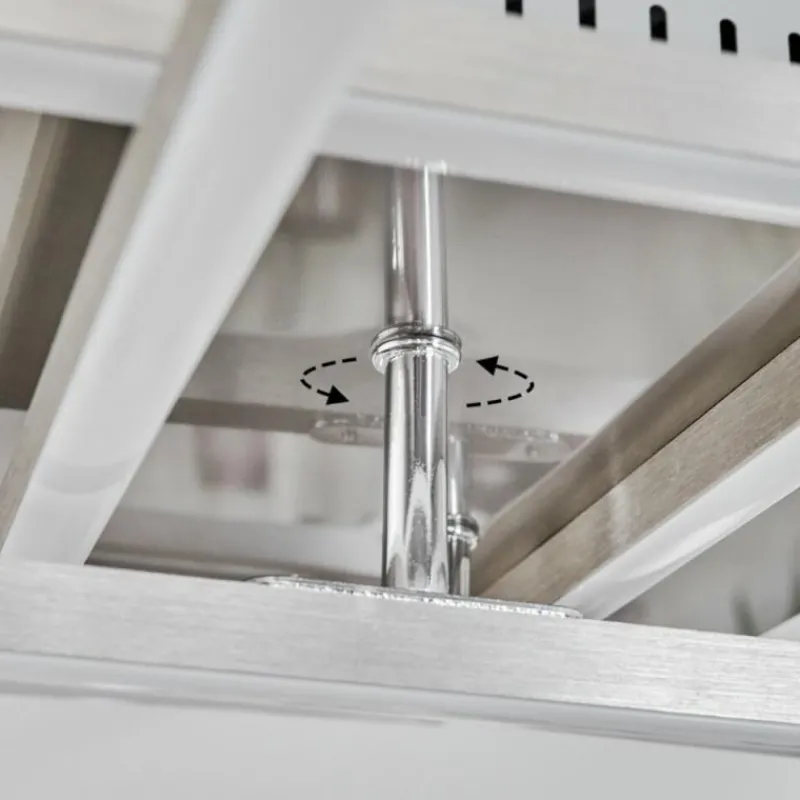 hofstein Plafonnier Oberegg LED Chrome, Nickel mat, 1 lumière, Télécommandes