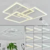 hofstein Plafonnier Oberegg LED Chrome, Blanc, 1 lumière, Télécommandes