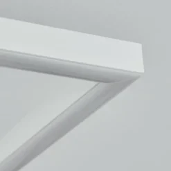 hofstein Plafonnier Oberegg LED Chrome, Blanc, 1 lumière, Télécommandes