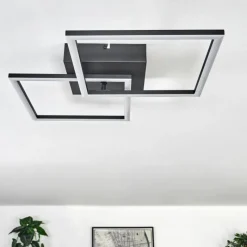 hofstein Plafonnier Obo LED Noir, 1 lumière