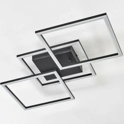 hofstein Plafonnier Obo LED Noir, 1 lumière