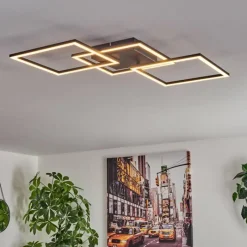 hofstein Plafonnier Obo LED Noir, 1 lumière
