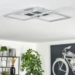 hofstein Plafonnier Obo LED Titane, 1 lumière