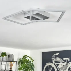 hofstein Plafonnier Obo LED Titane, 1 lumière