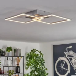 hofstein Plafonnier Obo LED Titane, 1 lumière