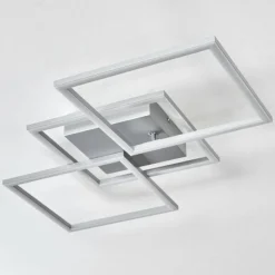 hofstein Plafonnier Obo LED Titane, 1 lumière