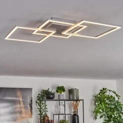 hofstein Plafonnier Obo LED Titane, 1 lumière