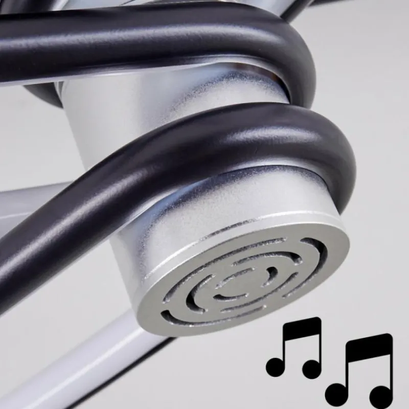 hofstein Plafonnier Olul LED Noir, Blanc, 2 lumières