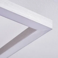 hofstein Plafonnier Omega LED Nickel mat, 1 lumière