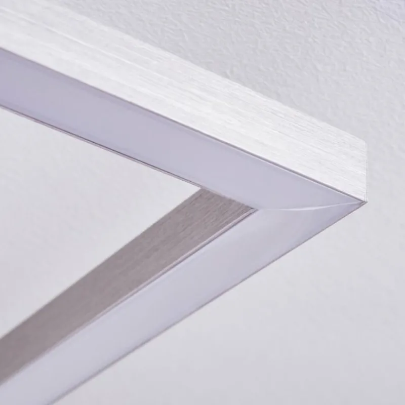 hofstein Plafonnier Omega LED Nickel mat, 1 lumière