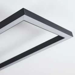 hofstein Plafonnier Omega LED Noir, 1 lumière