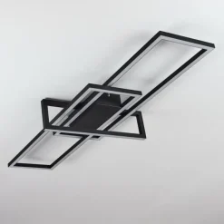 hofstein Plafonnier Omega LED Noir, 1 lumière