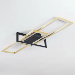 Lampes Dorées-hofstein Plafonnier Omega LED Noir, 1 lumière