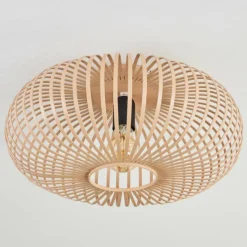 Luminaires Scandinaves-hofstein Plafonnier Oravi Beige, Noir, 1 lumière