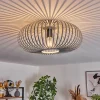 Lampes Industrielles-hofstein Plafonnier Oravi Gris, 1 lumière