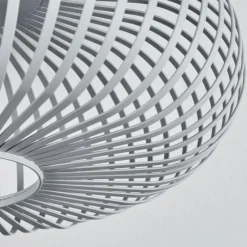 Lampes Industrielles-hofstein Plafonnier Oravi Gris, 1 lumière