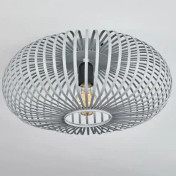 Lampes Industrielles-hofstein Plafonnier Oravi Gris, 1 lumière
