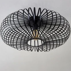 hofstein Plafonnier Oravi Noir, 1 lumière